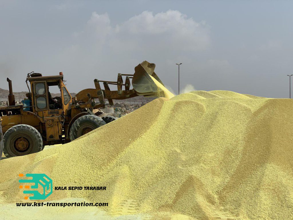 sulfur export and international shipping-Kala Sepid Tarabar